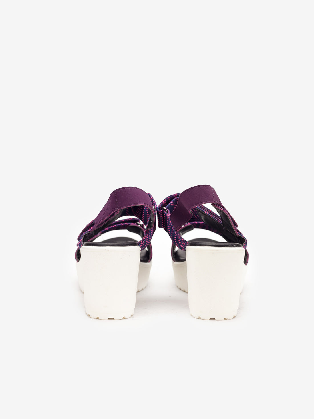 Larrie Women Purple Stylish Casual Heel Sandals