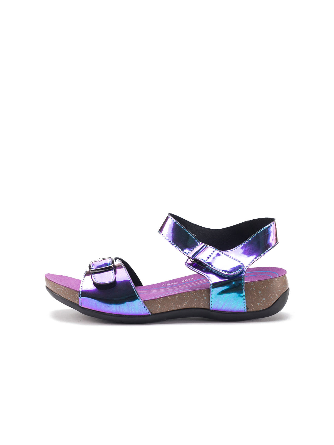 Larrie Purple Ankle Strap Comfortable Sandal