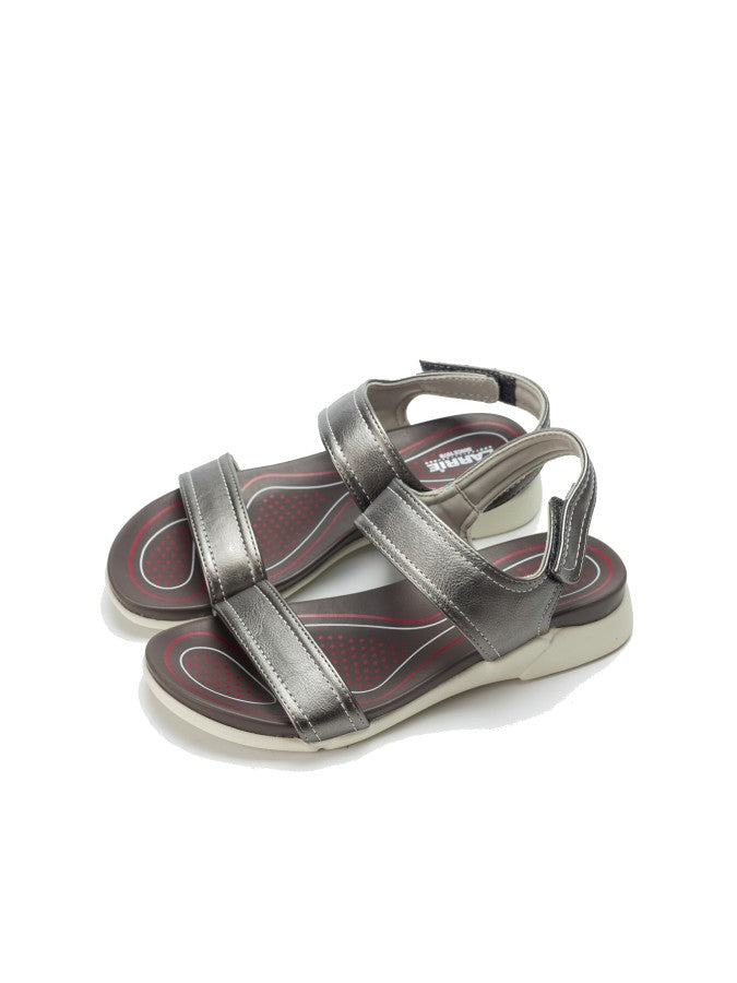 Larrie Women Grey OOTD Casual Sport Sandals