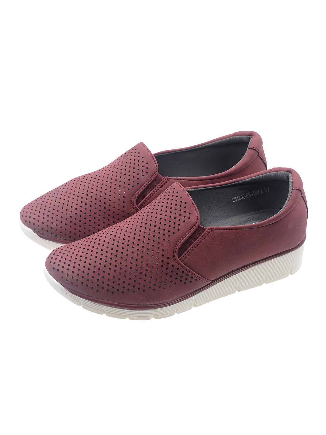 Larrie Red Urban Line Personality Moccasin Flats